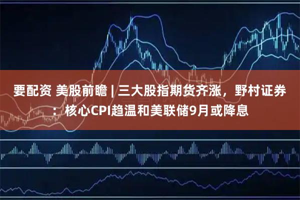 要配资 美股前瞻 | 三大股指期货齐涨，野村证券：核心CPI趋温和美联储9月或降息