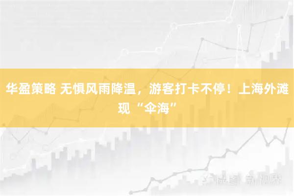 华盈策略 无惧风雨降温，游客打卡不停！上海外滩现 “伞海”